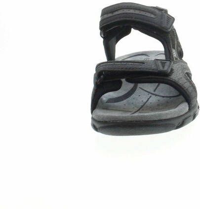 Geox Uomo Sandal Strada Stone , Zwart, Heren