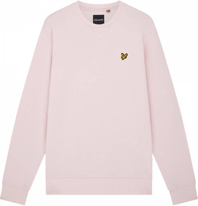 Lyle & Scott Sweater van biologisch katoen met logoborduring