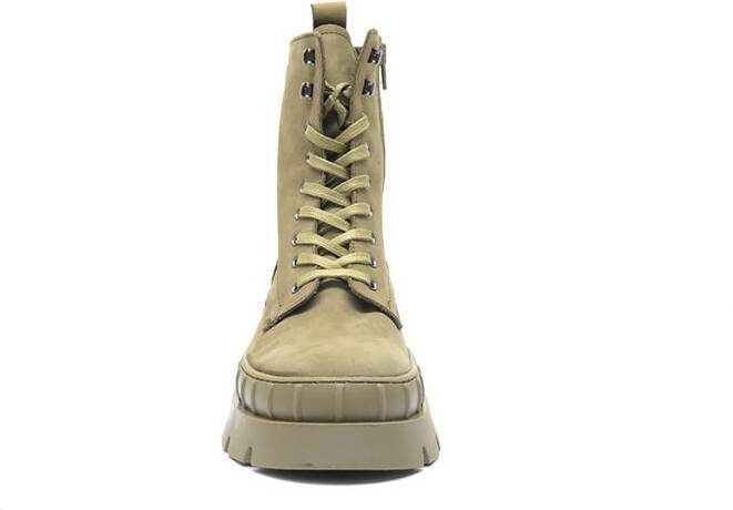 PS Poelman Nora nubuck veterboots kaki