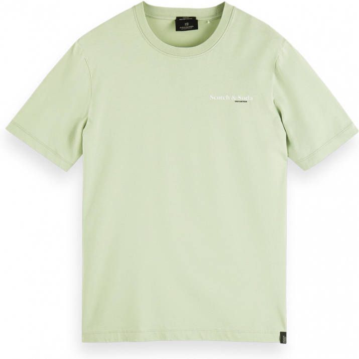 Scotch & Soda T shirt van biologisch katoen met grafisch logo