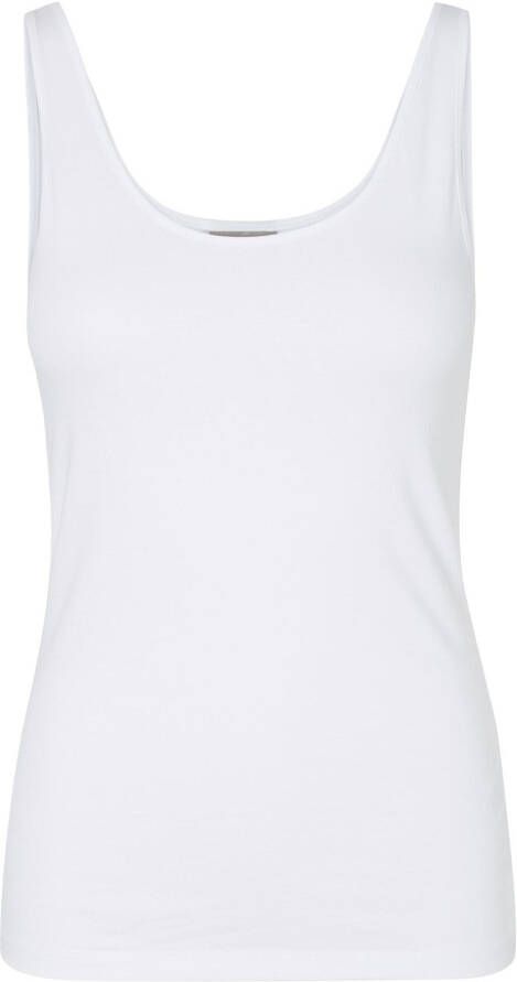 VERO MODA singlet VMMAXI met biologisch katoen wit