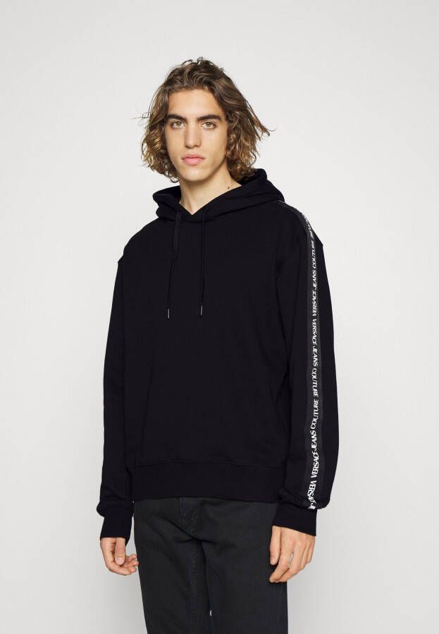 Versace Jeans Couture Mix Logo Tape hoodie zwart 73Gai3H4 F0002 899 , Zwart, Heren