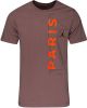 Jordan Paris Saint Germain T shirt Wordmark x PSG Bruin/Rood/Zwart online kopen