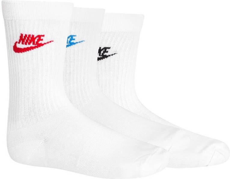 Nike Sportswear Everyday Essential Crew sokken(3 paar) Meerkleurig