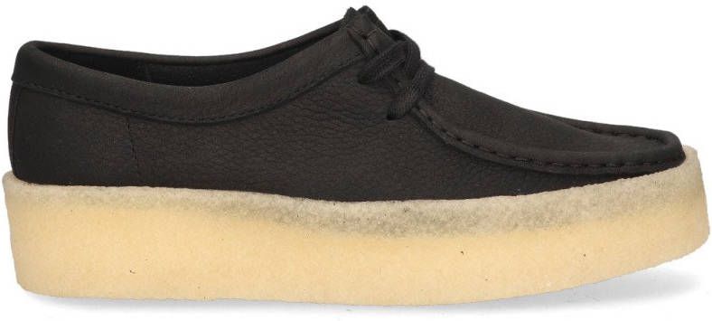 Clarks wallabee cup lace up shoes , Zwart, Heren