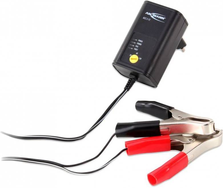 Ansmann Acculader loodzuur ALCS 2 12/0, 4 400 mA zwart 1001 0015