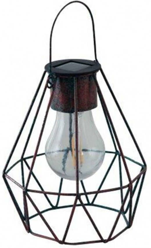 Luxform Hanglamp Dusseldorf Solar 13 X 16 Cm Staal Koper