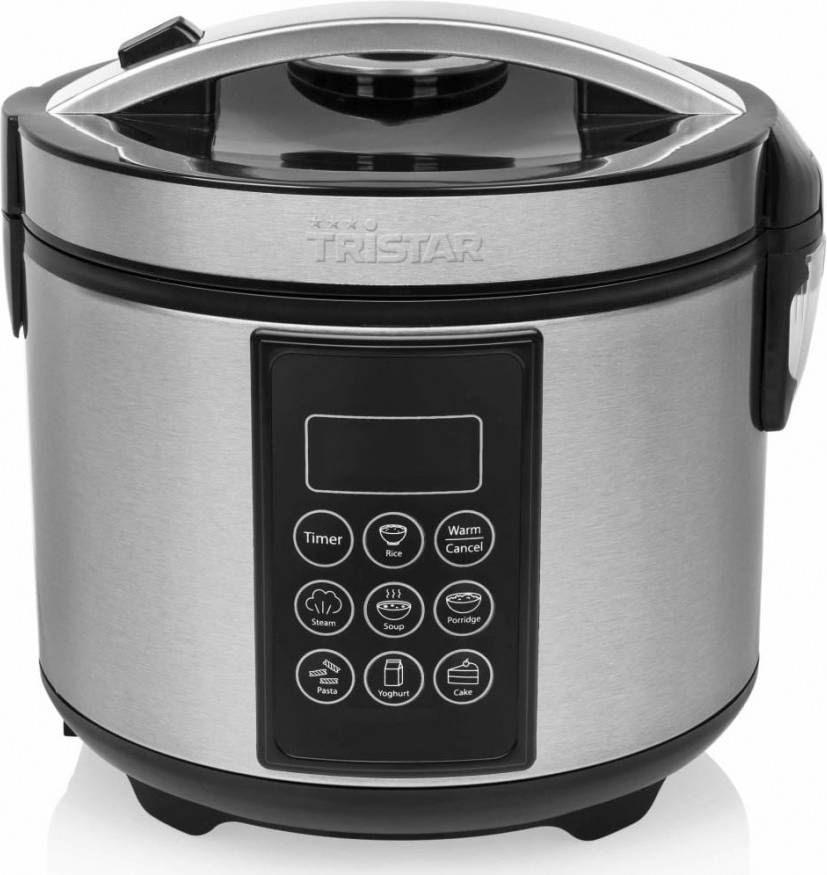 Tristar Rk 6132 Digitale Rijst En Multicooker 1, 5 Liter Capaciteit Met Warmhoudfunctie