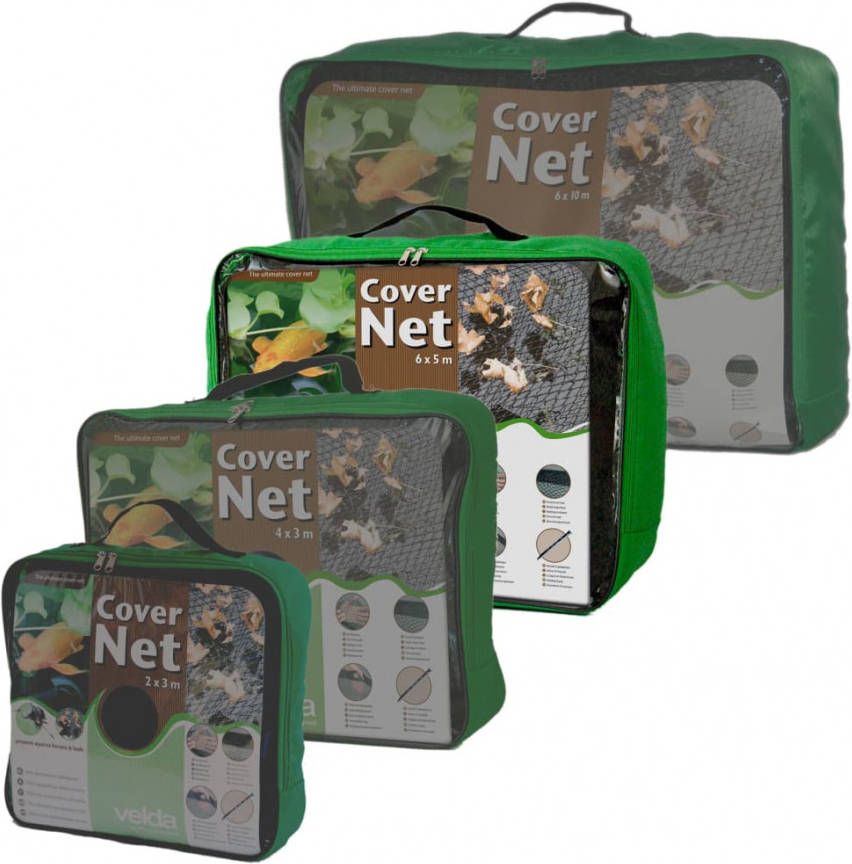 Velda 6 x 5 Meter extra sterk Velda Afdeknet vijvernet