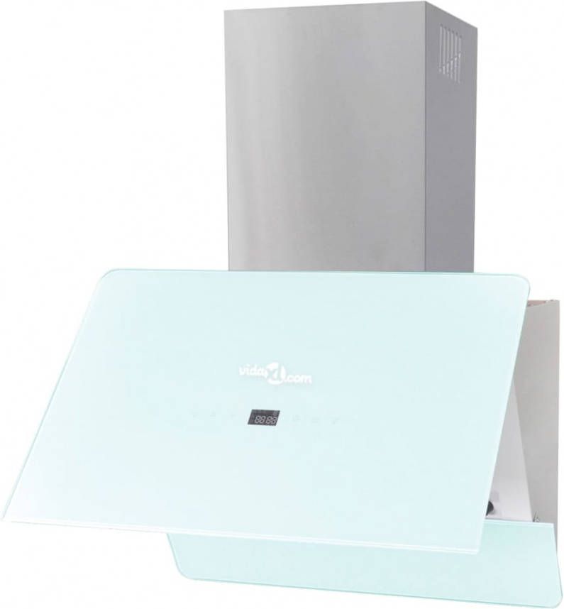 vidaXL Afzuigkap van getemperd glas met display 600 mm 