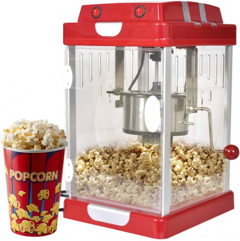 VIDAXL Popcornmachine bioscoopstijl 70 gram