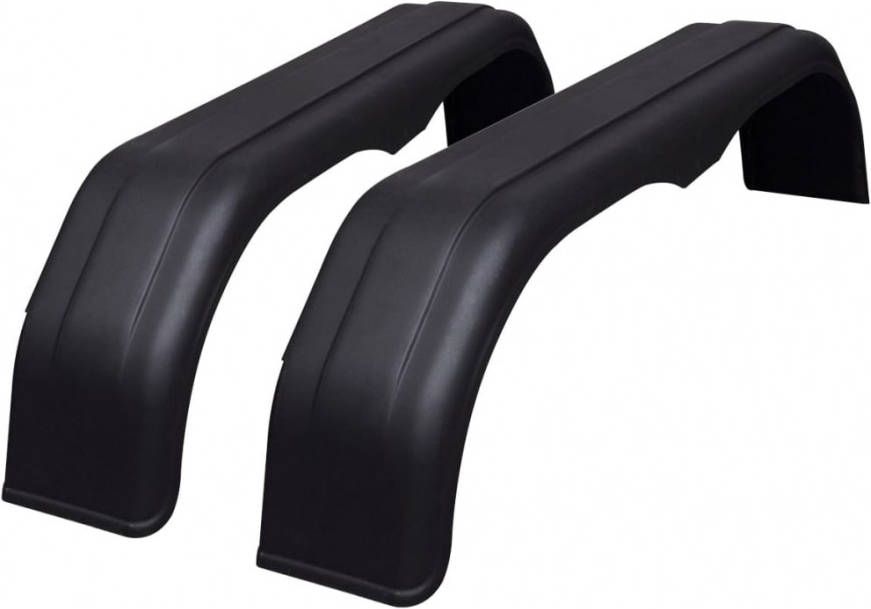 VIDAXL Spatborden tandem voor aanhangerwielen 2 st 240x1650 mm