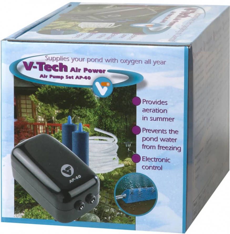 Velda Vt Luchtpomp AP-40 Inclusief Luchtsteen, Slang & Membraan