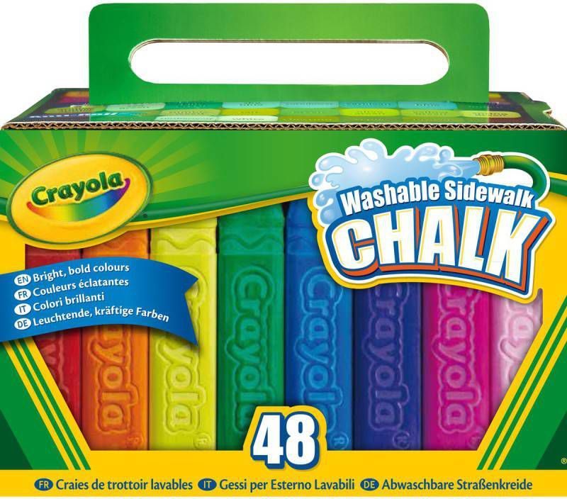 Crayola stoepkrijt, 48 stuks