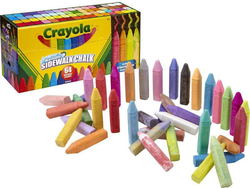 Crayola stoepkrijt, 64 stuks