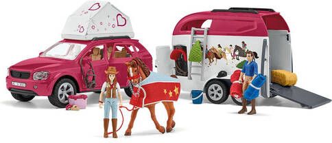 Schleich Horse Club Avontuur met auto en paardentrailer Speelgoedvoertuig