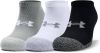 Under Armour Sokken voor volwassenen HeatGear® No Show — 3 paar Staal/Wit/Wit online kopen