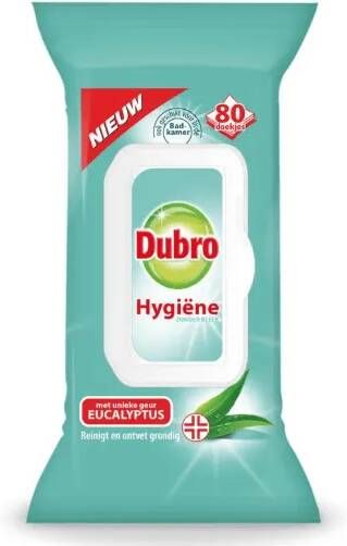 Dubro Hygiënische Doekjes Eucalyptus 80 Stuks