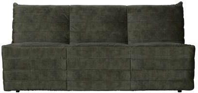 WOOOD Exclusive WOOOD Bank 'Bag' 3-zits, Velvet, kleur Groen