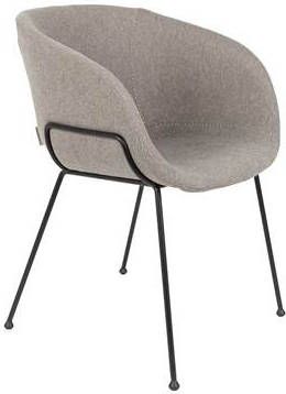 Zuiver Feston Stoel Polyester 55 x 77 cm Fab Grey
