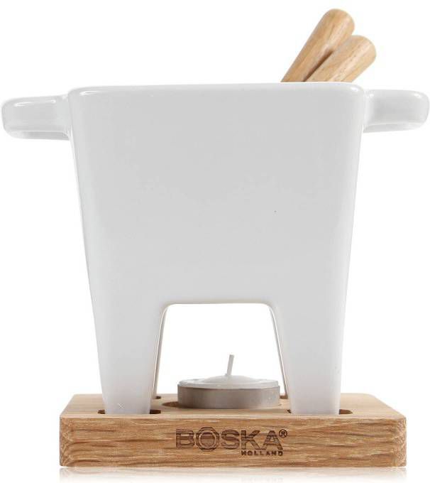 Boska Tapas Fondue Bianco Magnetronbestendig Pannetje Wit 300 Ml