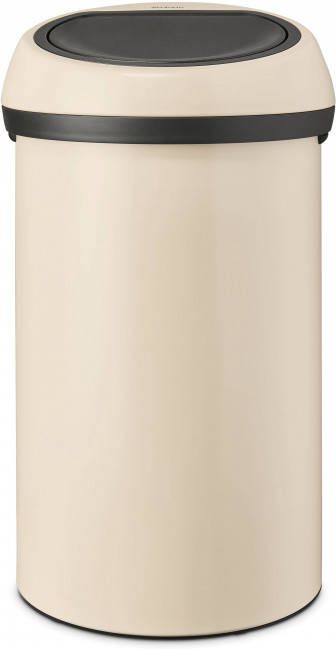 Brabantia Touch Bin afvalemmer 60 Liter Soft Beige