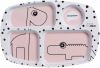 Done by Deer Baby Accessoires Compartment Plate Happy Dots Blauw online kopen