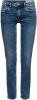 Edc by Esprit Skinny fit jeans met coole washed out en used effecten online kopen