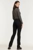 ESPRIT Women Casual bootcut jeans met biologisch katoen zwart online kopen