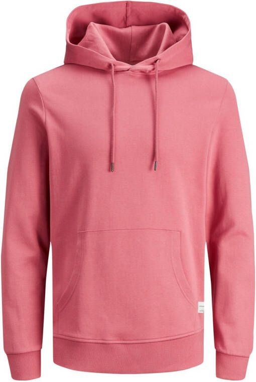 JACK & JONES ESSENTIALS hoodie JJEBASIC roze