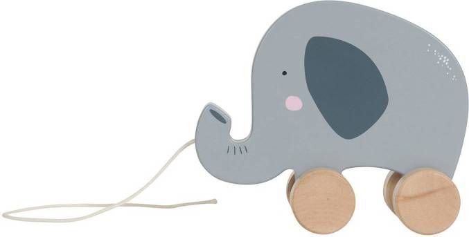 Tiamo Little Dutch Houten Olifant Trekfiguur