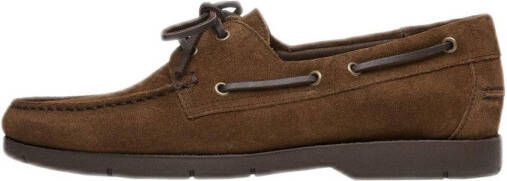 Mango Nautisue bootschoen van suè, de