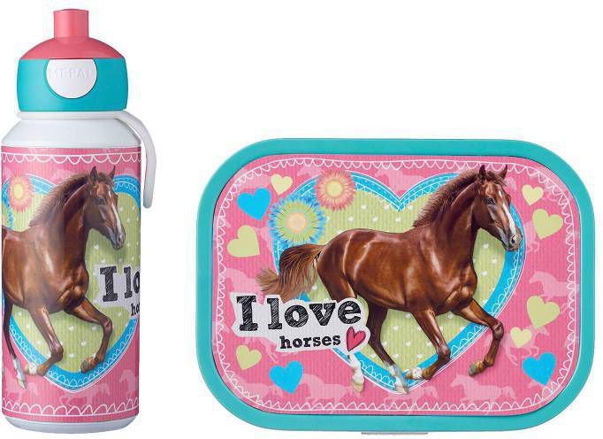Mepal Lunchset Campus(pop up drinkfles en lunchbox) My Horse