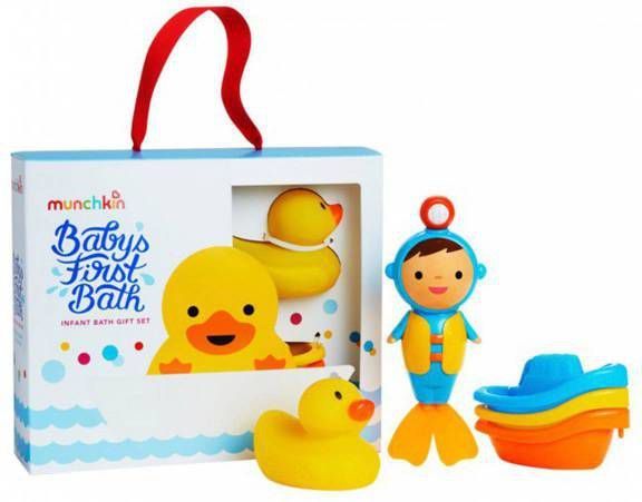 Munchkin Baby's first bath giftset badspeelgoed