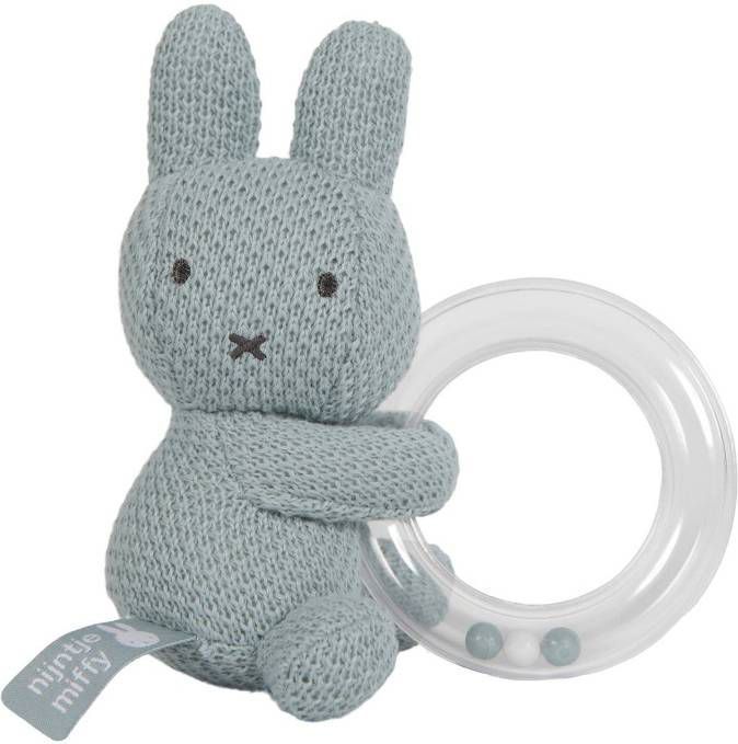 Nijntje Rammelaar Green Knit Junior 7 X 12 Cm Polyester Groen