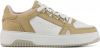 Nubikk Basket Buxton nubuck sneakers beige/wit online kopen