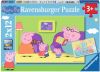 Ravensburger Peppa Pig Puzzle At Home 2x12 Stuks online kopen