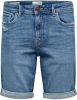 SELECTED HOMME regular fit jeans short SLHALEX light blue denim online kopen