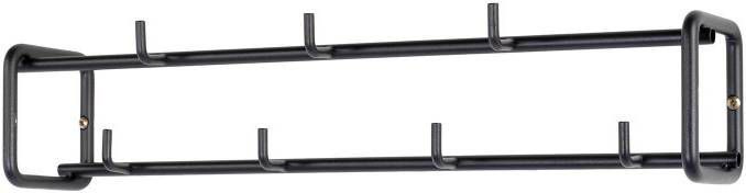 Spinder Design Clint 1 Kapstok met 7 Haken Zwart