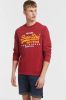 Superdry Long sleeve T shirt Vintage Vl Classic , Rood, Heren online kopen