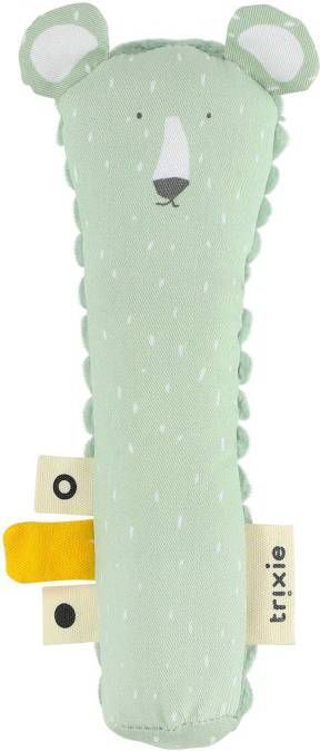 Fan Toys Trixie Knijprammelaar Mr. Polar Bear Junior 16 Cm Katoen Groen