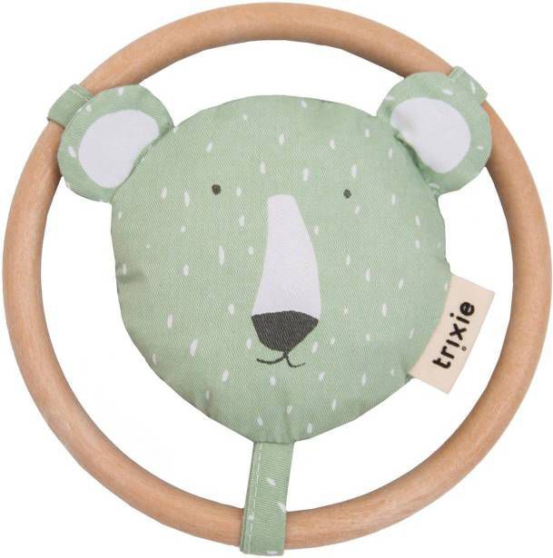 Fan Toys Trixie Rammelaar Mr. Polar Bear 13 Cm Katoen/corduroy Groen