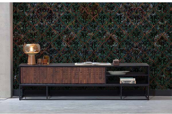 BePureHome TV meubel 'Nuts' Sheesham hout, 175cm