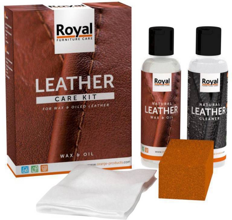 Parya Oranje Furniture Care Natural Leather Wax & Oil Set 2x150ml